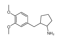 2-(3,4-dimethoxybenzyl)cyclopentylamine Structure