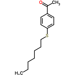 1-[4-(Heptylsulfanyl)phenyl]ethanone结构式