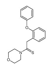 1-morpholino-2-(o-phenoxyphenyl)-1-ethanethione Structure