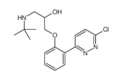 1-(tert-butylamino)-3-[2-(6-chloropyridazin-3-yl)phenoxy]propan-2-ol Structure