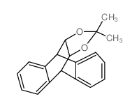 4,9[1',2']-Benzenonaphtho[2,3-d]-1,3-dioxole, 3a,4,9,9a-tetrahydro-2,2-dimethyl- (en)结构式