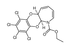 ethyl (5aS,11aS)-7,8,9,10-tetrachloro-5a,11a-dihydro-1H-benzo[5,6][1,4]dioxino[2,3-b]azepine-1-carboxylate结构式