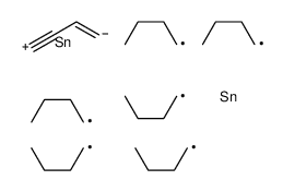 tributyl(4-tributylstannylbut-1-en-3-ynyl)stannane Structure