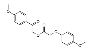 [2-(4-methoxyphenyl)-2-oxoethyl] 2-(4-methoxyphenoxy)acetate Structure