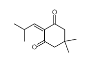 5,5-dimethyl-2-(2-methyl)propylidenecyclohexane-1,3-dione Structure