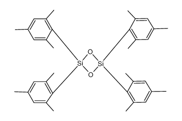 1,1,3,3-tetramesityl-1,3-cyclodisiloxane结构式
