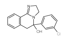 2,3,5,6-Tetrahydro-5-(m-chlorophenyl)-imidazo(2,1-a)isoquinolin-5-ol Structure
