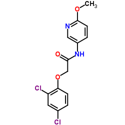 2-(2,4-dichlorophenoxy)-N-(6-methoxypyridin-3-yl)acetamide图片