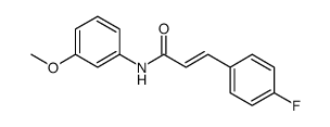 2-Propenamide, 3-(4-fluorophenyl)-N-(3-methoxyphenyl)-, (2E)结构式