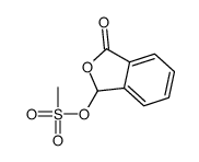 (3-oxo-1H-2-benzofuran-1-yl) methanesulfonate Structure