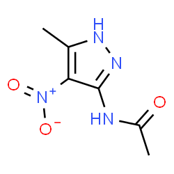 Pyrazole,5-acetamido-3-methyl-4-nitro- (4CI) Structure