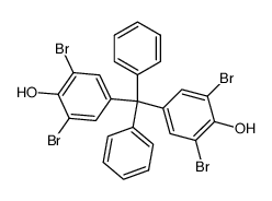 2,6,2',6'-tetrabromo-4,4'-benzhydrylidene-di-phenol Structure