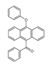 benzoyl-9 phenoxy-10 anthracene Structure