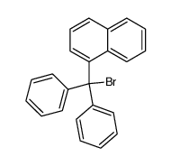 1-(α-bromo-benzhydryl)-naphthalene结构式