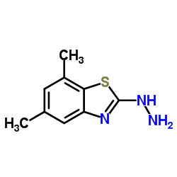 5,7-DIMETHYL-2(3H)-BENZOTHIAZOLONE HYDRAZONE Structure