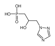 [2-hydroxy-3-(1,2,4-triazol-1-yl)propyl]phosphonic acid Structure