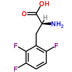(S)-2-氨基-3-(2,3,6-三氟苯基)丙酸结构式