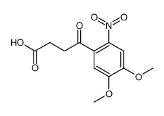 2-(4,5-dimethoxy-2-nitrobenzoyl)propionic acid结构式