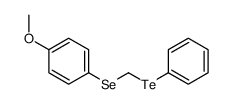 1-methoxy-4-(phenyltellanylmethylselanyl)benzene Structure