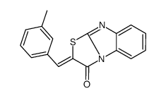 (2E)-2-[(3-methylphenyl)methylidene]-[1,3]thiazolo[3,2-a]benzimidazol-1-one Structure