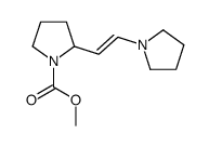 methyl 2-(2-pyrrolidin-1-ylethenyl)pyrrolidine-1-carboxylate Structure