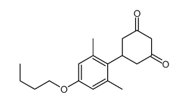 5-(4-butoxy-2,6-dimethylphenyl)cyclohexane-1,3-dione结构式