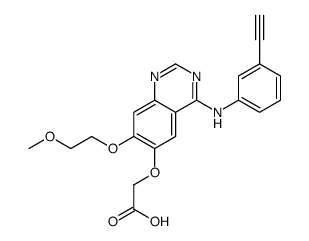 DesMethyl Erlotinib Carboxylate Acid结构式