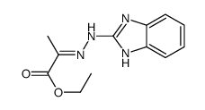 ethyl 2-(1H-benzimidazol-2-ylhydrazinylidene)propanoate Structure