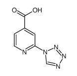 2-(tetrazol-1-yl)pyridine-4-carboxylic acid结构式