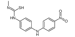 1-methyl-3-[4-(4-nitroanilino)phenyl]thiourea结构式