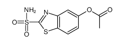(2-sulfamoyl-1,3-benzothiazol-5-yl) acetate Structure