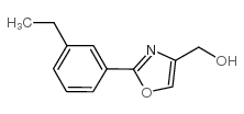 [2-(3-乙基苯基)噁唑-4-基]甲醇结构式
