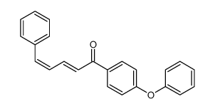 1-(4-phenoxyphenyl)-5-phenylpenta-2,4-dien-1-one Structure