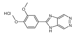 2-(3,4-dimethoxyphenyl)-1H-imidazo[4,5-d]pyridazine,hydrochloride Structure