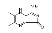 5H-Pyrrolo[3,4-b]pyrazin-5-one,7-amino-1,7a-dihydro-2,3-dimethyl-(9CI) structure