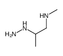 2-hydrazinyl-N-methylpropan-1-amine结构式