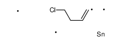 4-chlorobut-1-enyl(trimethyl)stannane Structure
