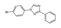 1-(4-bromophenyl)-3-phenyl-1,2,4-triazole Structure