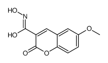 N-hydroxy-6-methoxy-2-oxochromene-3-carboxamide Structure