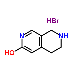 5,6,7,8-Tetrahydro-2,7-naphthyridin-3-ol hydrobromide (1:1) Structure
