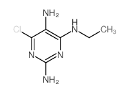 6-chloro-N4-ethyl-pyrimidine-2,4,5-triamine结构式