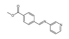 methyl 4-(pyridin-3-yliminomethyl)benzoate结构式