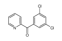 2-(3,5-DICHLOROBENZOYL)PYRIDINE结构式