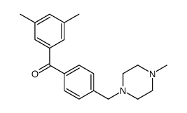 3,5-DIMETHYL-4'-(4-METHYLPIPERAZINOMETHYL) BENZOPHENONE结构式