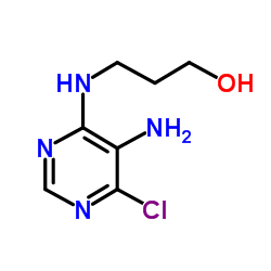 3-(5-Amino-6-chloro-pyrimidin-4-ylamino)-propan-1-ol picture