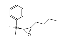 (E)-(3-butyloxiranyl)dimethyl(phenyl)silane结构式