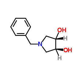 (3S,4S)-1-Benzyl-3,4-pyrrolidinediol Structure