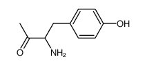 3-amino-4-(4-hydroxy-phenyl)-butan-2-one Structure