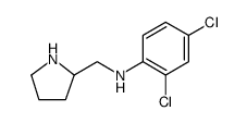 2-Pyrrolidinemethanamine, N-(2,4-dichlorophenyl) Structure