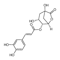 4-caffeoylquinic acid lactone结构式